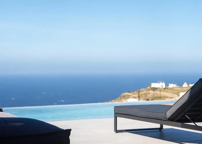 Willa Aura Seaview Sunset Pool - Six Bedrooms Fanari (Mykonos)