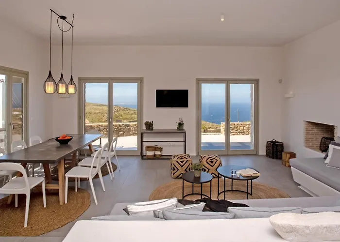 Aura Seaview Sunset Pool - Six Bedrooms Willa Fanari (Mykonos)