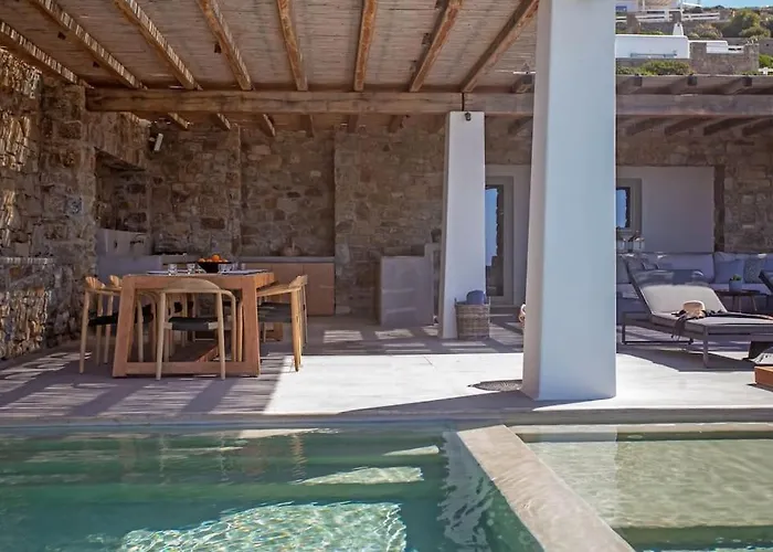 Aura Seaview Sunset Pool - Six Bedrooms Willa Fanari (Mykonos)