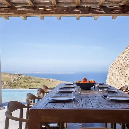 فيلة Aura Seaview Sunset Pool W Night Security Guard - Six Bedrooms Fanari (Mykonos)