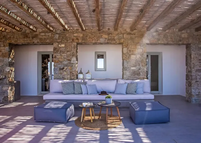 Aura Seaview Sunset Pool - Six Bedrooms Fanari (Mykonos)