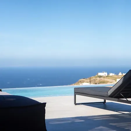 Villa Aura Seaview Sunset Pool W Night Security Guard - Six Bedrooms Fanári