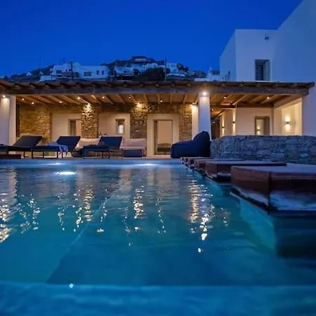 Aura Seaview Sunset Pool - Six Bedrooms וילה Fanari (Mykonos)
