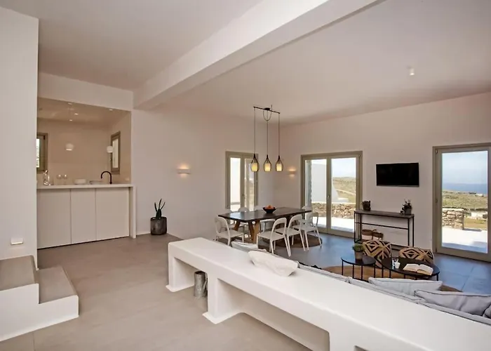 Aura Seaview Sunset Pool - Six Bedrooms * Fanari (Mykonos)