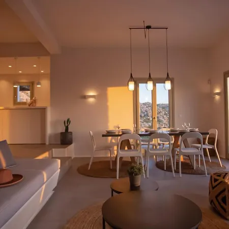 Aura Seaview Sunset Pool W Night Security Guard - Six Bedrooms Fanari (Mykonos)