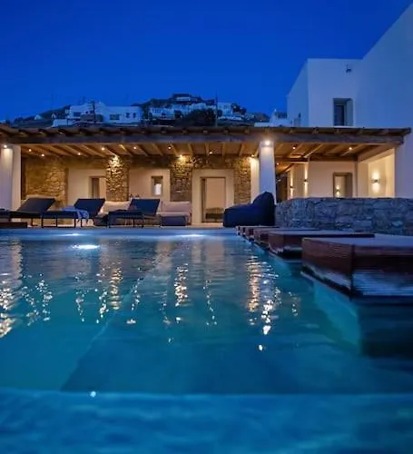 Aura Seaview Sunset Pool - Six Bedrooms Villa Fanari (Mykonos)