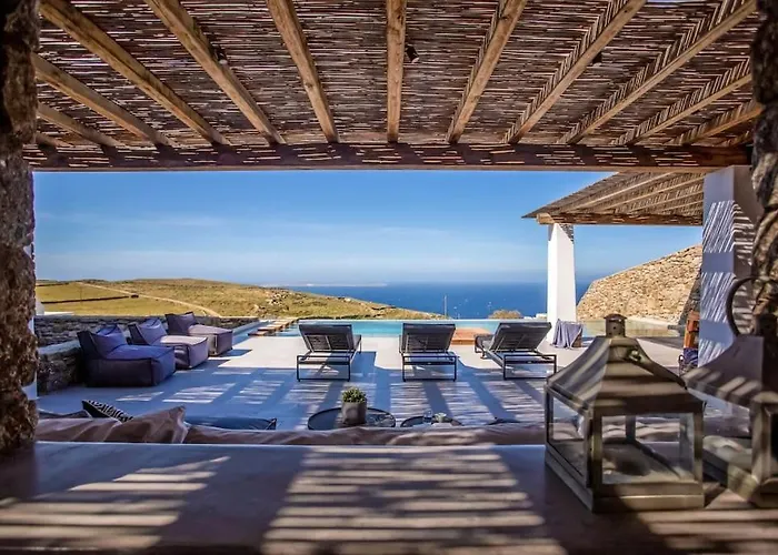 Villa Aura Seaview Sunset Pool - Six Bedrooms Fanari (Mykonos)